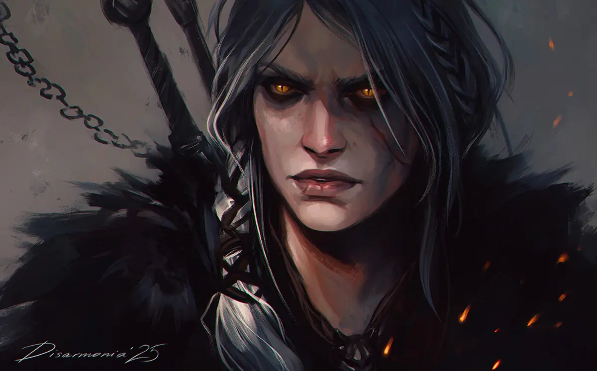 Fan Art of Cirilla made by Veronica Anrathi