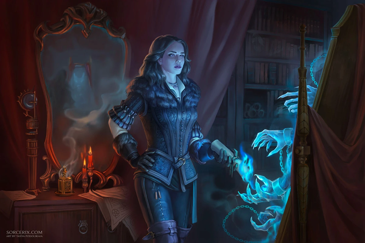 Fan Art of Yennefer made by Tanya Podolskaia